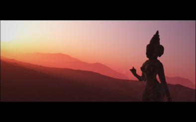 Goddess Parvati Sunset wip